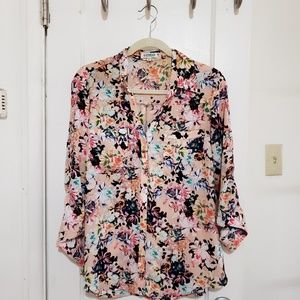 Express Portofino shirt floral size L